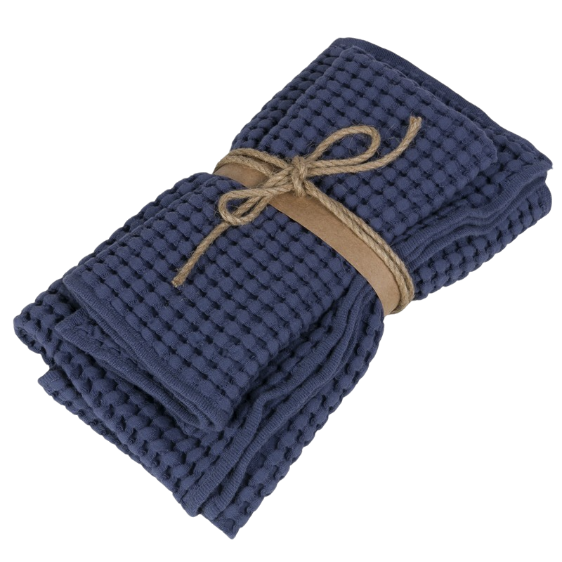 Coppia Asciugamano e Ospite Fazzini NETTARE in Cotone Stone Washed