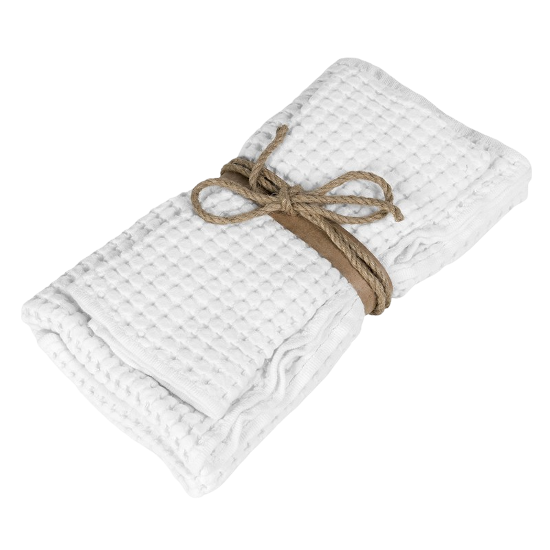 Coppia Asciugamano e Ospite Fazzini NETTARE in Cotone Stone Washed