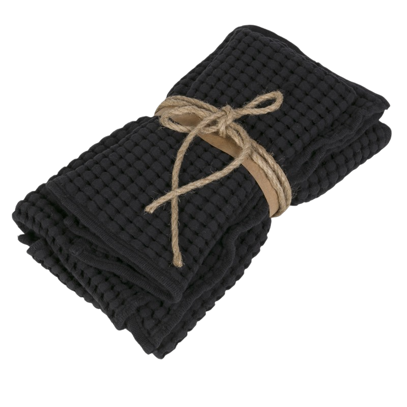 Coppia Asciugamano e Ospite Fazzini NETTARE in Cotone Stone Washed