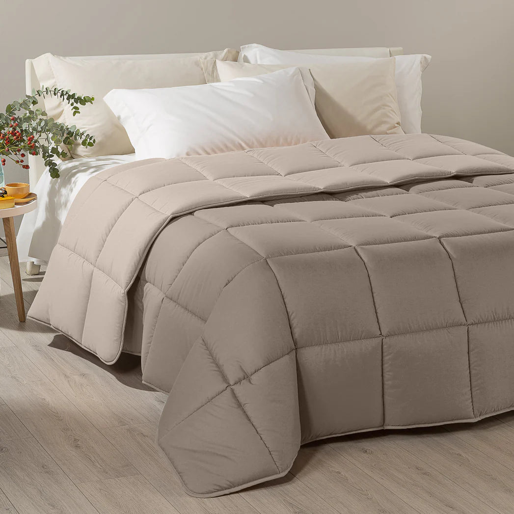 Trapunta In Cotone Bicolor Caleffi