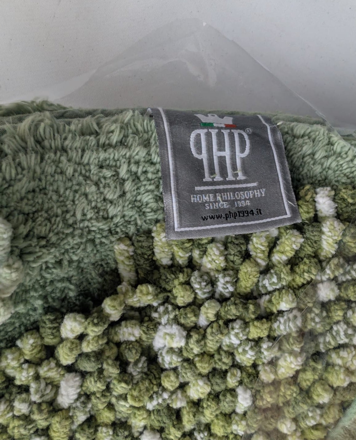 Tappeto Sagomato Home Philosophy "Number One Leaf" - 55x110 cm - Antiscivolo Geko Grip