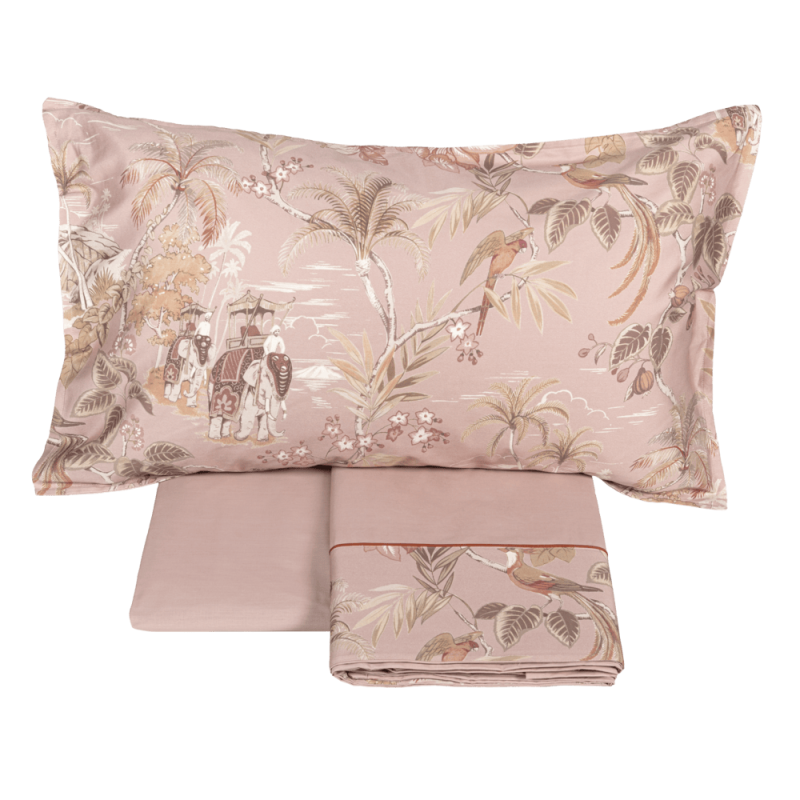 Oriental Dream – Completo Lenzuola Fazzini in Puro Cotone con Stampa Ispirazione Orientale