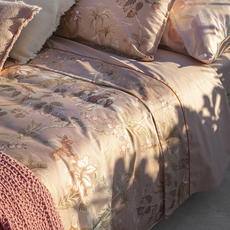Oriental Dream – Completo Lenzuola Fazzini in Puro Cotone con Stampa Ispirazione Orientale