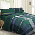 Parure Copripiumino Daunex Aberdeen - In Pregiato 100% Cotone Percalle Pettinato Tinto in Filo