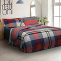 Parure Copripiumino Daunex Bradford - In Pregiato 100% Cotone Percalle Pettinato Tinto in Filo