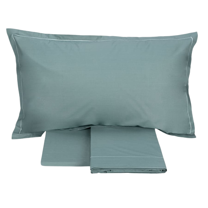Completo Lenzuola TESEO – 100% Cotone – Linea Quadrifoglio – Made in Italy