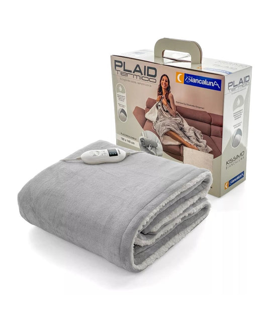 Plaid Matrimoniale Termico Biancaluna – Coperta Riscaldabile mis. 180x140 cm