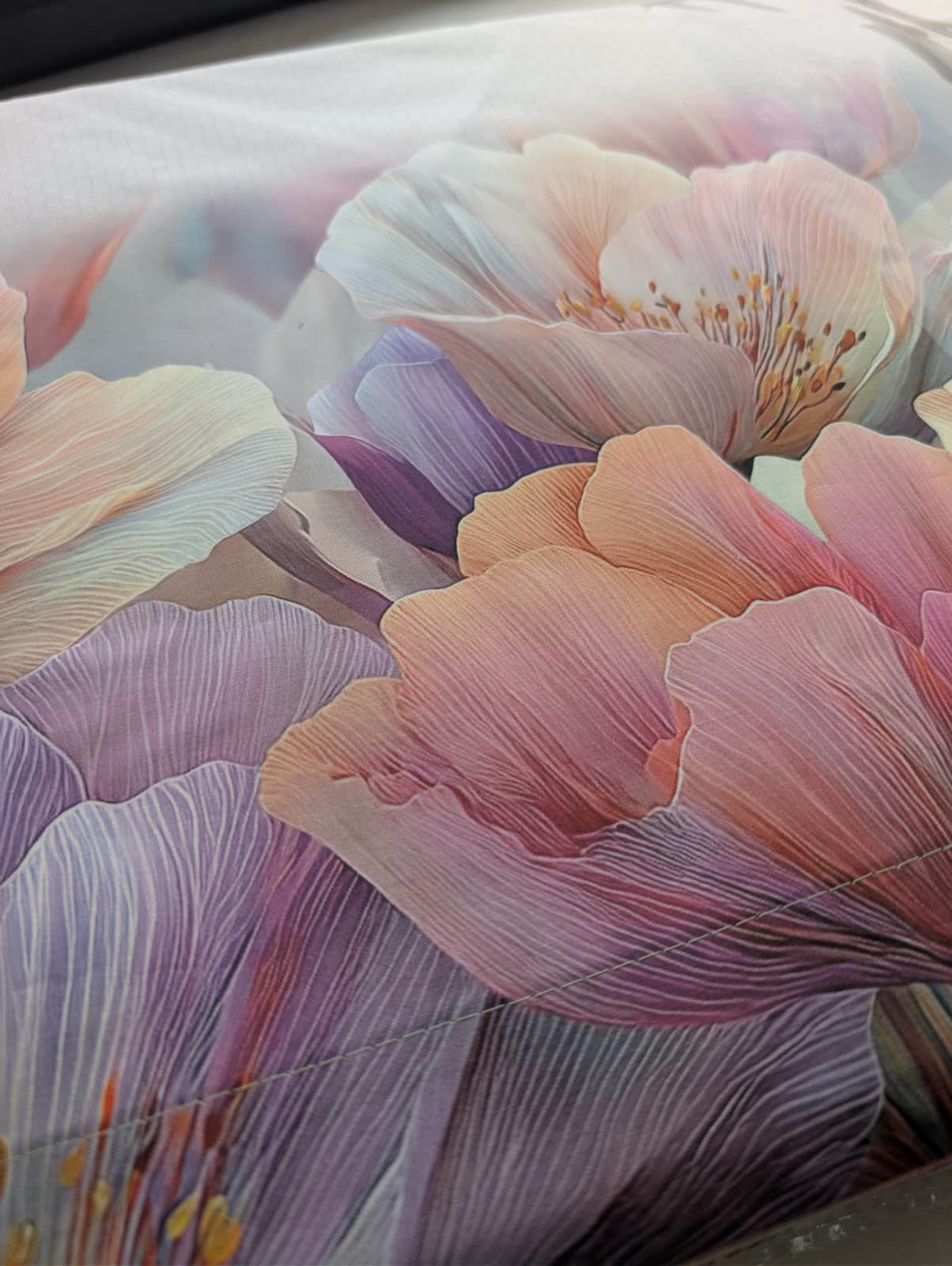 Completo Lenzuola Matrimoniale Manifattura Imberti "Relax Digitale Gardens" - 100% Cotone