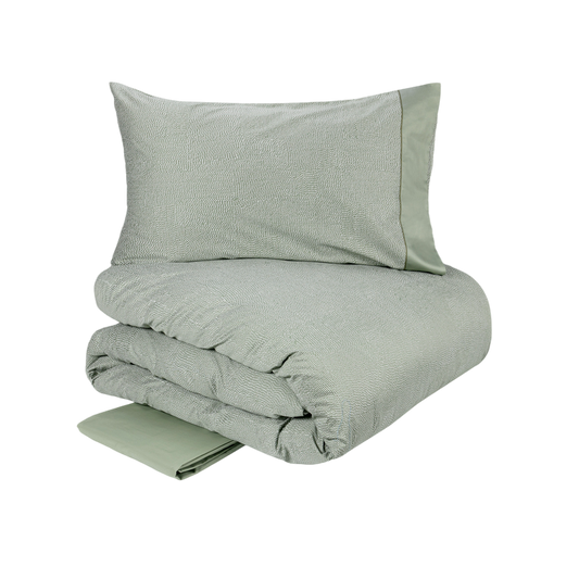 Parure Copripiumino SASHIKO – 100% Cotone – Design Moderno – Made in Italy