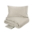 Sashiko - Completo Copripiumino Matrimoniale  – 100% Cotone – Made in Italy - Fazzini