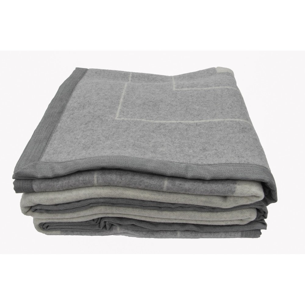 Coperta "Swan" in Lambswool di Merino Australiano - 230x250 cm - SOMMA