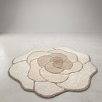 Tappeto Bagno Sagomato Home Philosophy "Rosa" - 100x105 cm - Antiscivolo Geko Grip