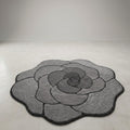 Tappeto Bagno Sagomato Home Philosophy "Rosa" - 100x105 cm - Antiscivolo Geko Grip
