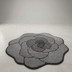Tappeto Bagno Sagomato Home Philosophy "Rosa" - 100x105 cm - Antiscivolo Geko Grip
