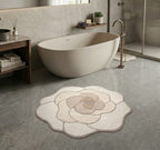Tappeto Bagno Sagomato Home Philosophy "Rosa" - 100x105 cm - Antiscivolo Geko Grip