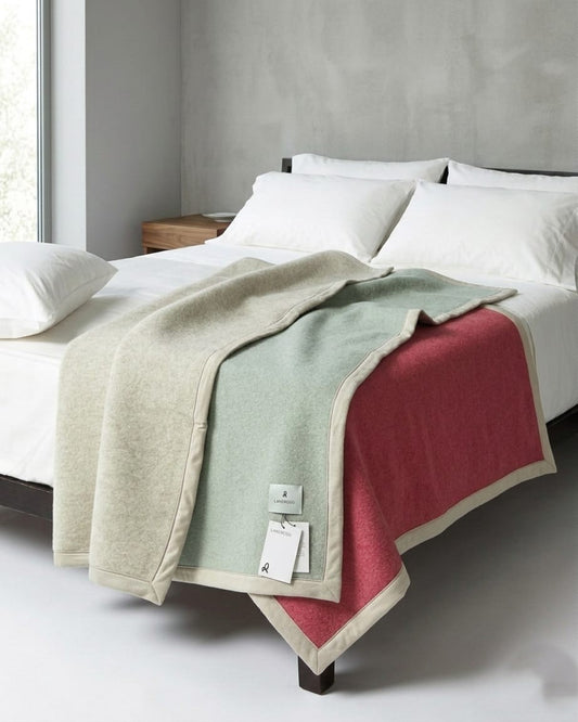 LANEROSSI Coperta "Thema"  in 100% Lana Vergine - 210x250 cm