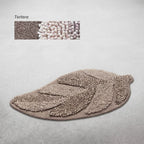 Tappeto Sagomato Home Philosophy "Number One Leaf" - 55x110 cm - Antiscivolo Geko Grip