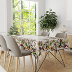 Tovaglia Vingi "Scelto da Benedetta Parodi" - Modello Tiffany 41 - Frutteto e Fiori di Pesco