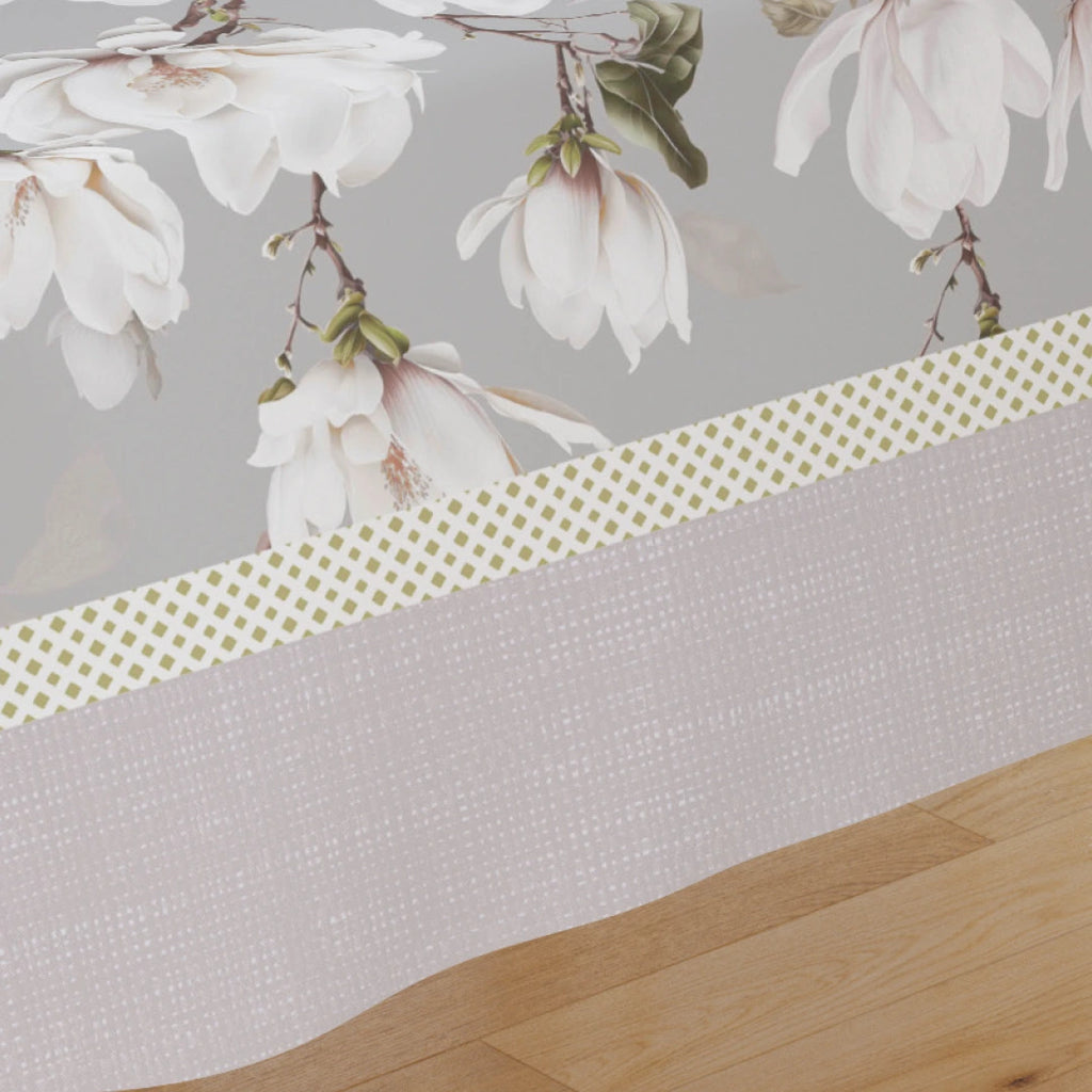 Tovaglia Vingi "Scelto da Benedetta Parodi" - Modello Tiffany 42 - Magnolia e Grigio Polvere