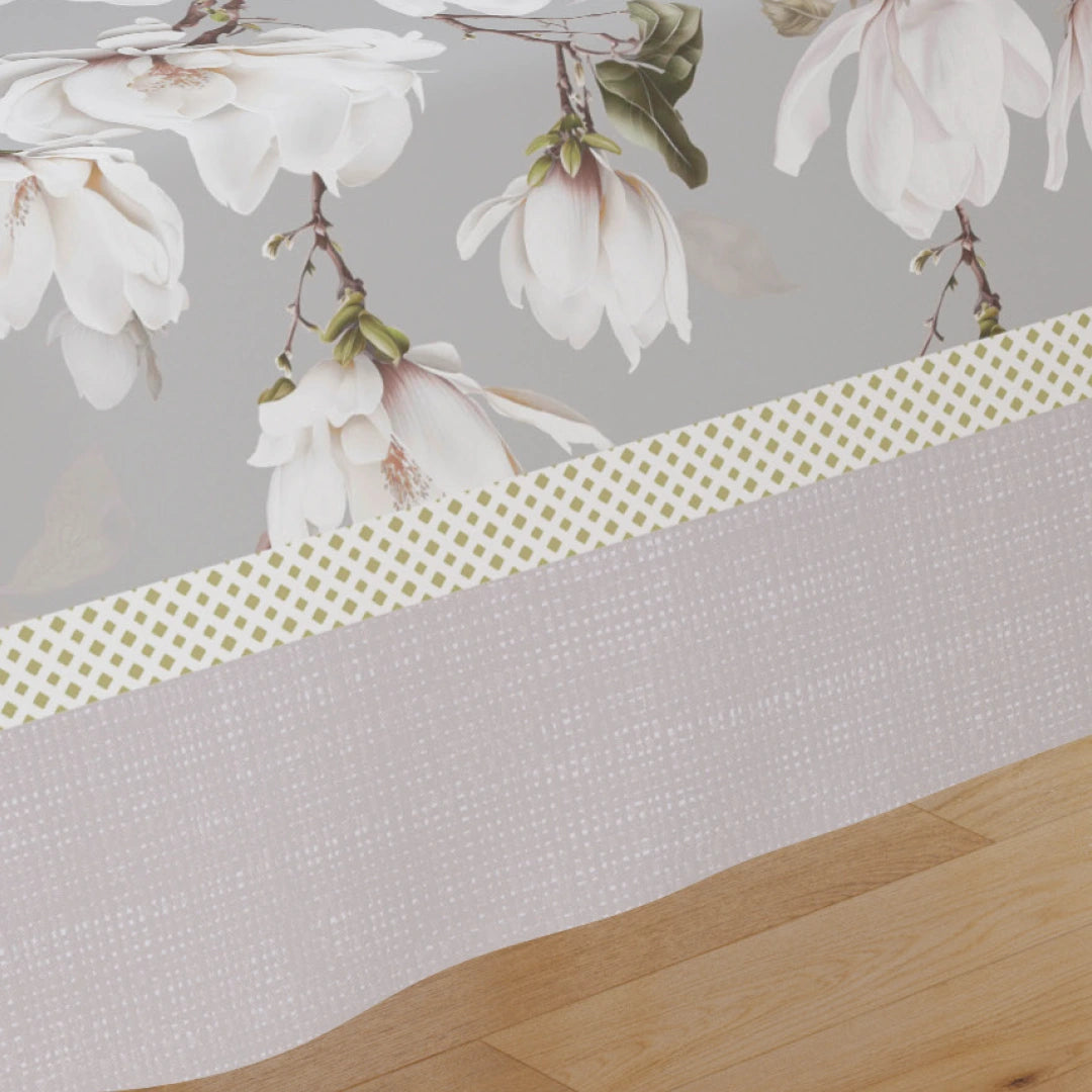 Tovaglia Vingi "Scelto da Benedetta Parodi" - Modello Tiffany 42 - Magnolia e Grigio Polvere