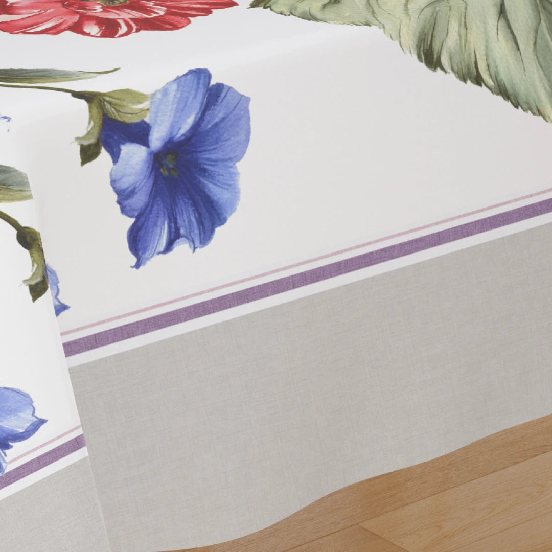 Tovaglia Vingi "Scelto da Benedetta Parodi" - Modello Tiffany 43 - Stampa Digitale Floreale