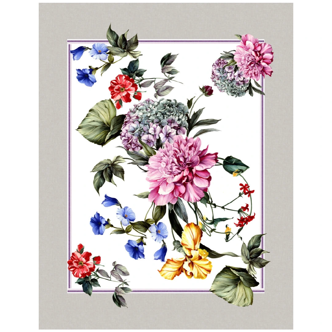 Tovaglia Vingi "Scelto da Benedetta Parodi" - Modello Tiffany 43 - Stampa Digitale Floreale