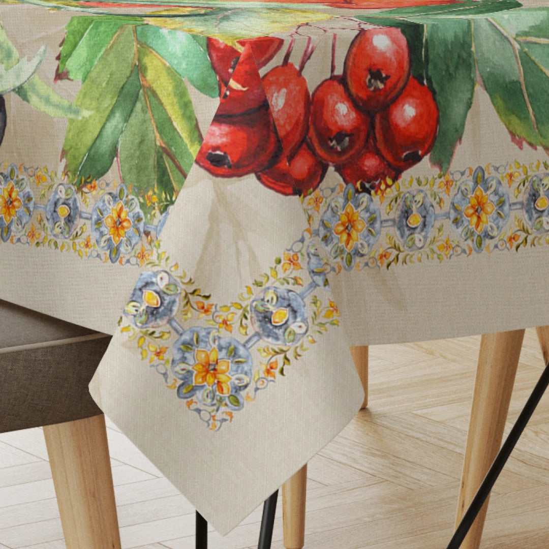 Tovaglia Vingi "Scelto da Benedetta Parodi" - Modello Tiffany 45 - Stampa Digitale Frutti di Bosco