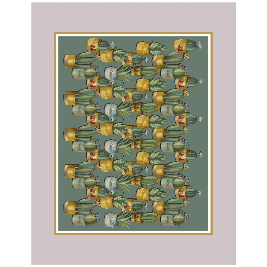Tovaglia Vingi "Scelto da Benedetta Parodi" - Modello Tiffany 46 - Cactus e Succulente