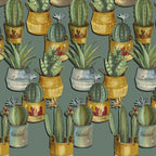 Tovaglia Vingi "Scelto da Benedetta Parodi" - Modello Tiffany 46 - Cactus e Succulente