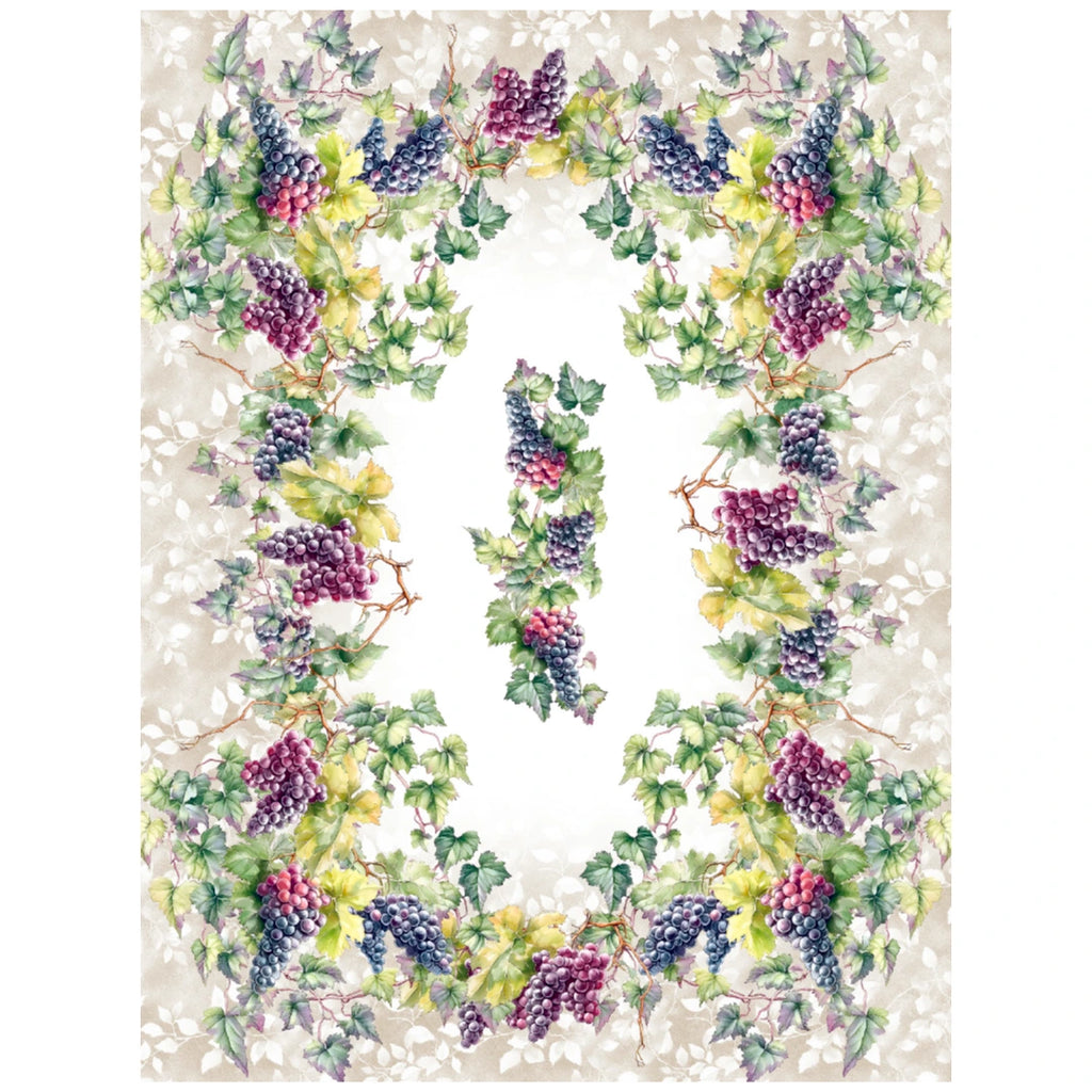 Tovaglia Vingi "Scelto da Benedetta Parodi" - Modello Tiffany 47 - Stampa Digitale Uva