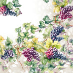 Tovaglia Vingi "Scelto da Benedetta Parodi" - Modello Tiffany 47 - Stampa Digitale Uva