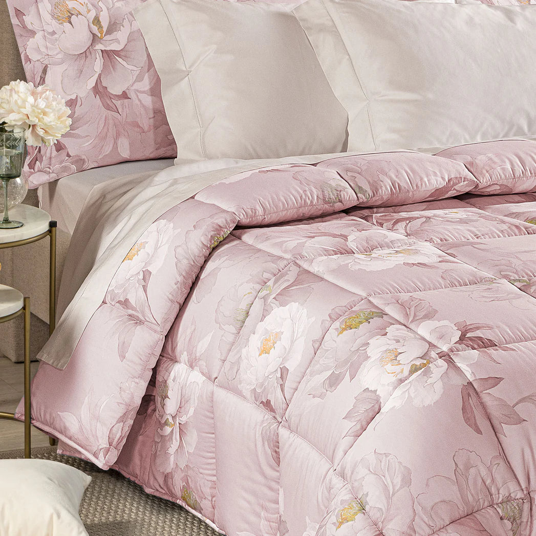 Trapunta in Raso di Cotone Eloise Acquamarina – Collezione Dreaming