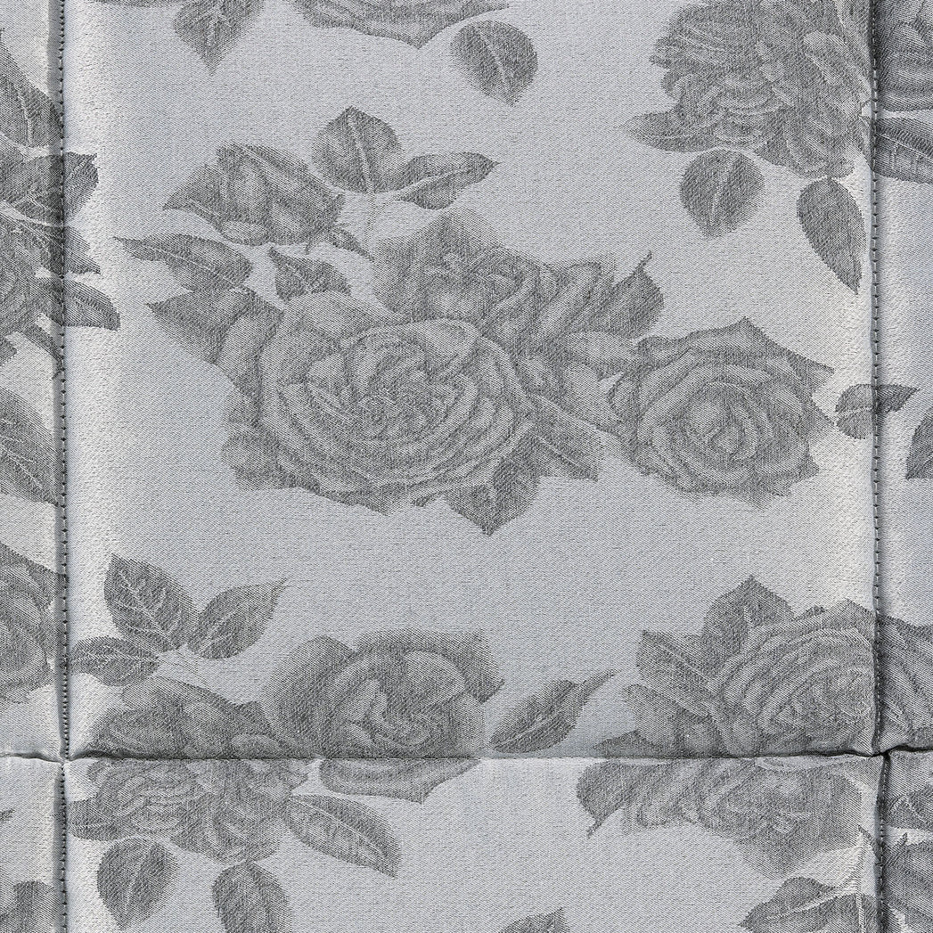Trapunta Matrimoniale Floret Dreaming – Raso Jacquard Grigio Elegante