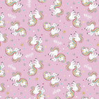 Completo Lenzuola "Unicorno" Linea Quadrifoglio - Gipetex Natural Dream