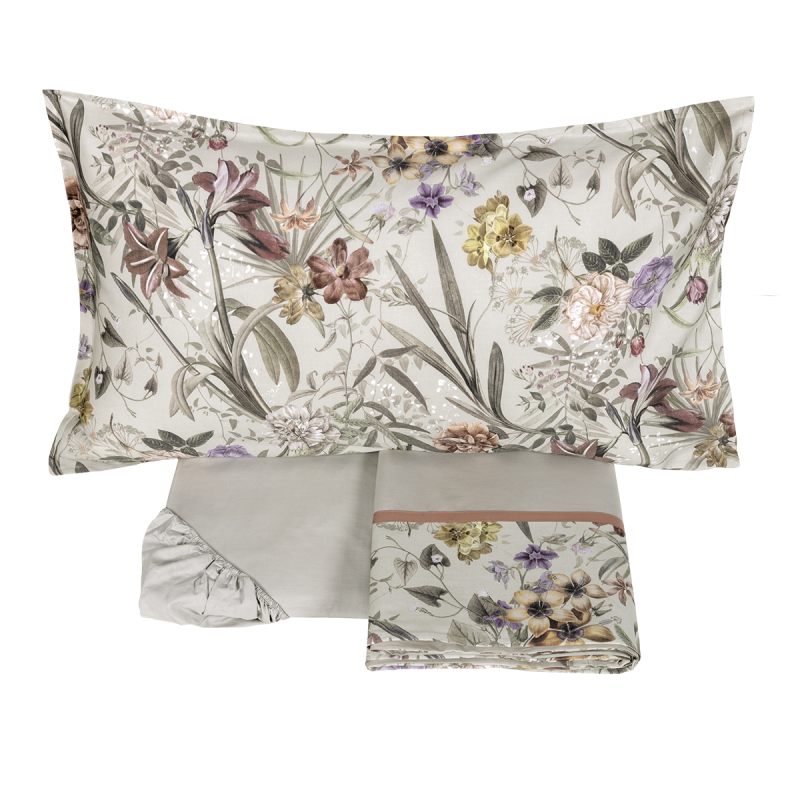 Completo Lenzuolo Fazzini "Vanitas" - Raso 300TC e Percalle - Matrimoniale