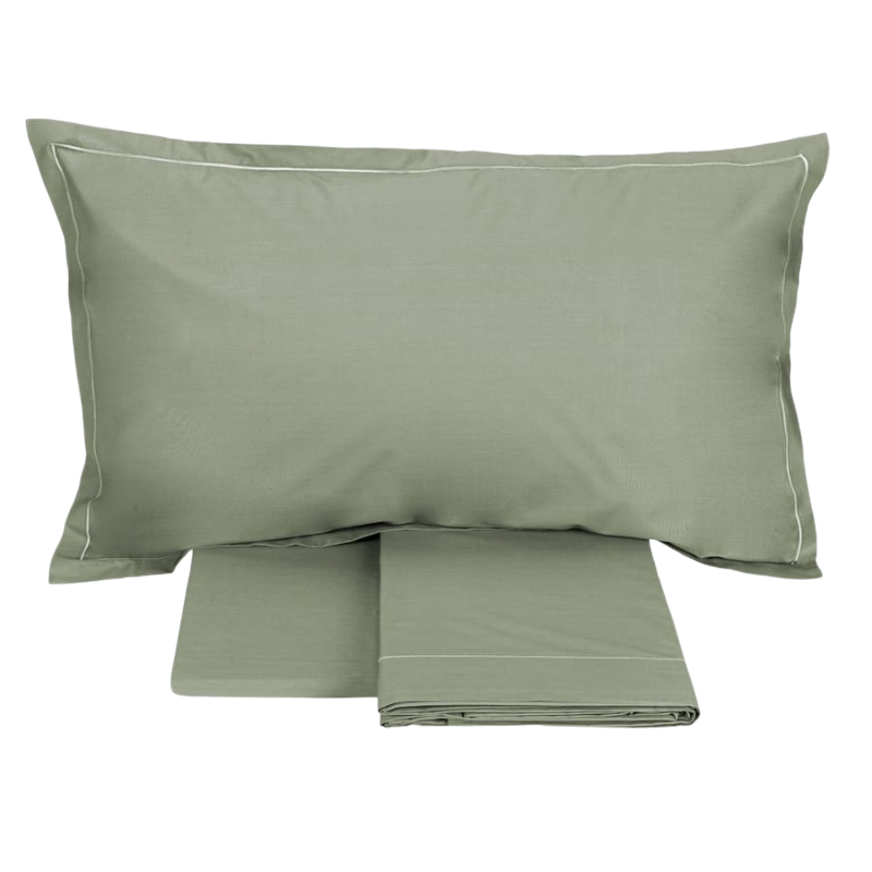 Completo Lenzuola TESEO – 100% Cotone – Linea Quadrifoglio – Made in Italy