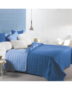 Copriletto una piazza e mezza Caleffi Modern bluette