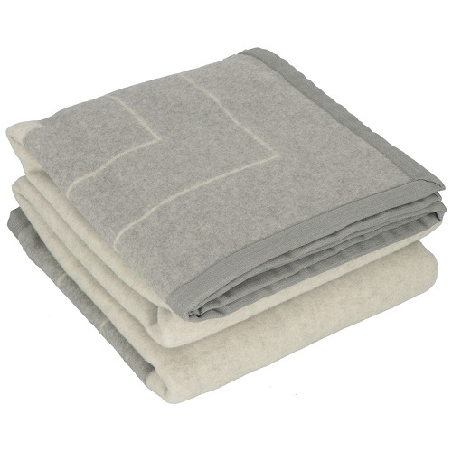 Coperta Matrimoniale Lana Merino Swan Somma Grigio - CasaDaSogno