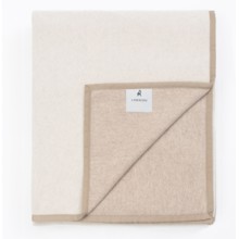 Coperta Matrimoniale Leggera LaneRossi Merinos Cortina Ecru