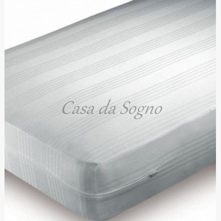 Coprimaterasso Sanfor Fodera Materasso con Cerniera Zip 100% Cotone - 2  Misure