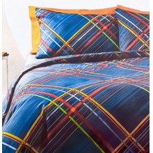 Copripiumino Matrimoniale Bassetti British Blu