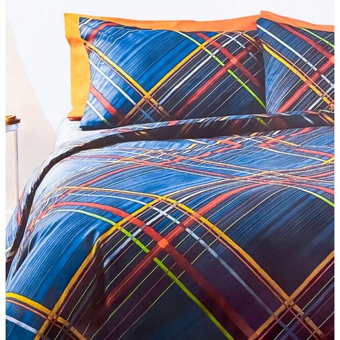 Copripiumino Matrimoniale Bassetti British Blu