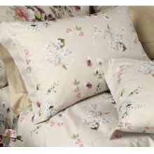 Copripiumino matrimoniale Caleffi Raso Damasco Beige