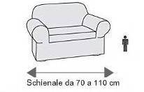 Copripoltrona Smile misura