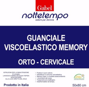 Guanciale Memory Orto Cervicale Gabel Etichetta