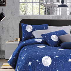 Completo letto Matr. flanella - Luna