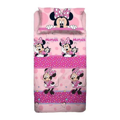 Lenzuola singole MINNIE MOUSE DISNEY