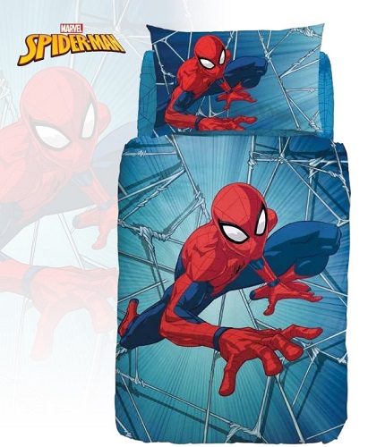 Lenzuola Spiderman Caleffi singole Force - CasaDaSogno