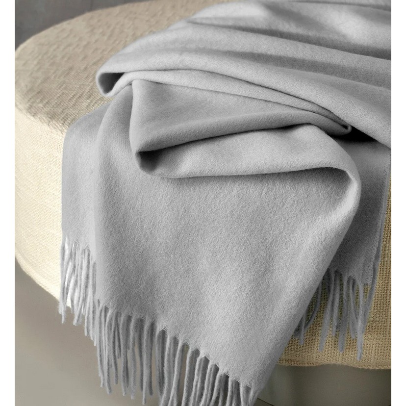 Plaid Cashmere Somma Anteprima Grigio