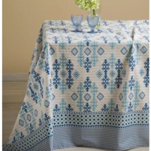 Telo Arredo Grandecor Caleffi Ikat Blu